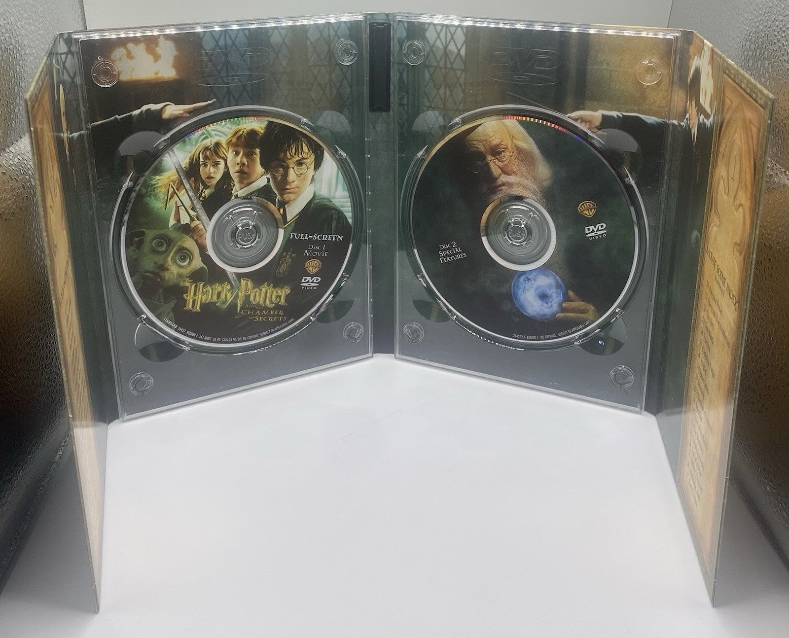 Harry Potter and the Chamber of Secrets (DVD, 2003, 2-Disc Set, Full Frame)