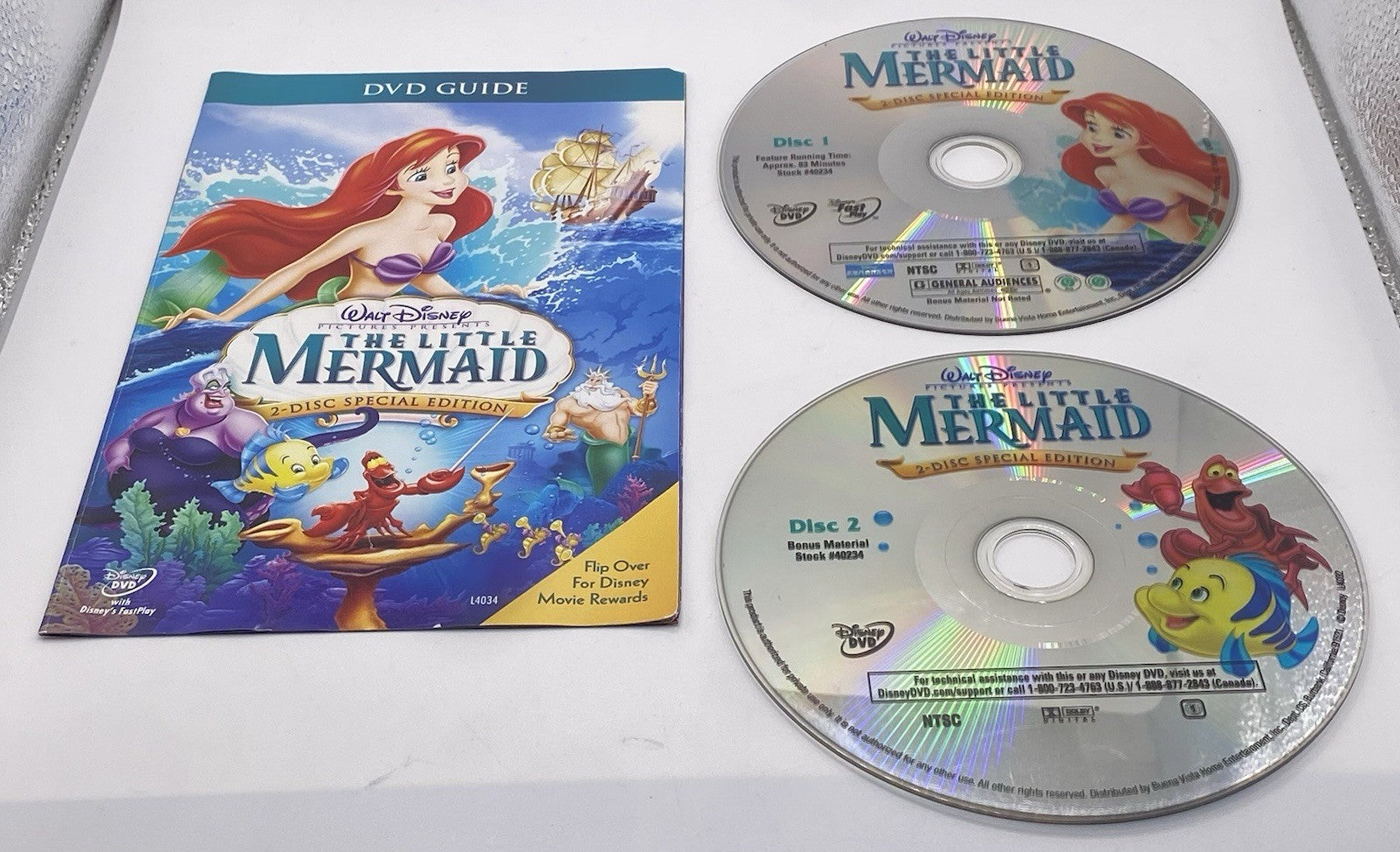 The Little Mermaid (DVD, 2006, 2-Disc Set, Platinum Edition)