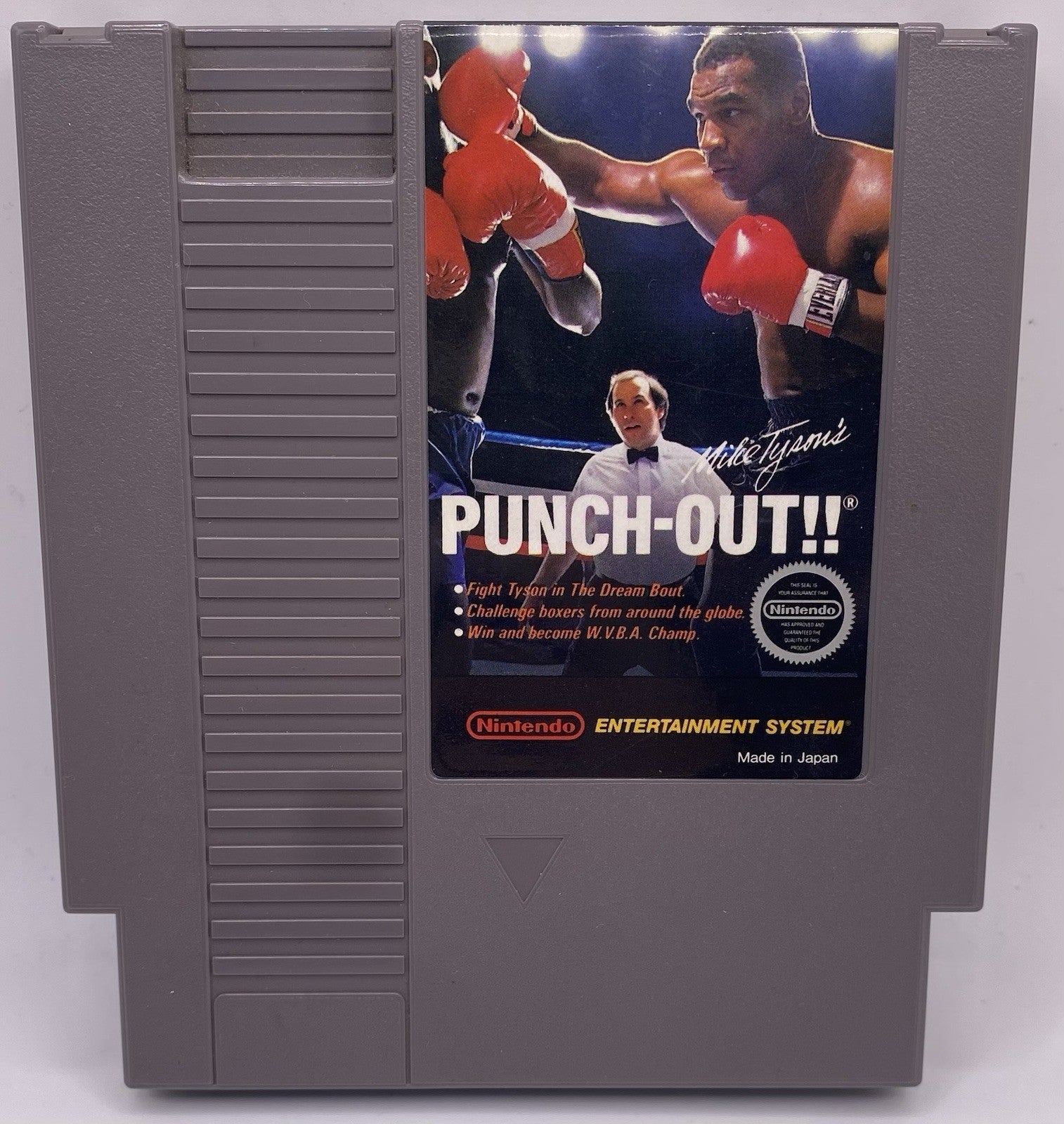 Mike Tyson's Punch-Out (NES, 1987) (TESTED) MISSING BOX & MANUAL