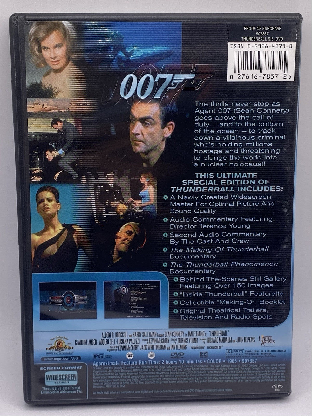 James Bond Collection 007 Gift Set  Vol. 1 DVD, 1999, 7-Disc Set, DISCONTINUED