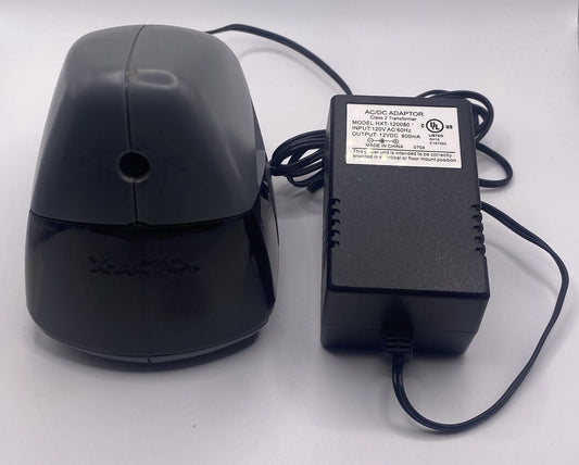 X-acto Mighty Mite Pencil Electric Sharpener Gray (TESTED) It Works Great