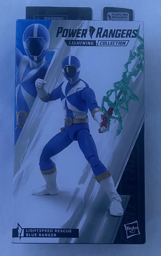 HASBRO Power Rangers Lightning Collection - LIGHTSPEED RESCUE BLUE RANGER !