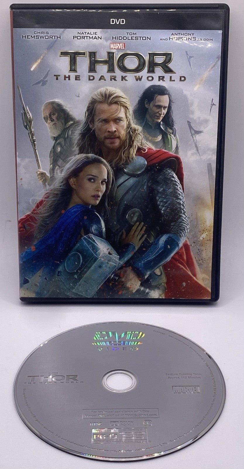 BUNDLE OF PACK 2 MARVEL THOR DVD: (THOR & THOR THE DARK WORLD) !