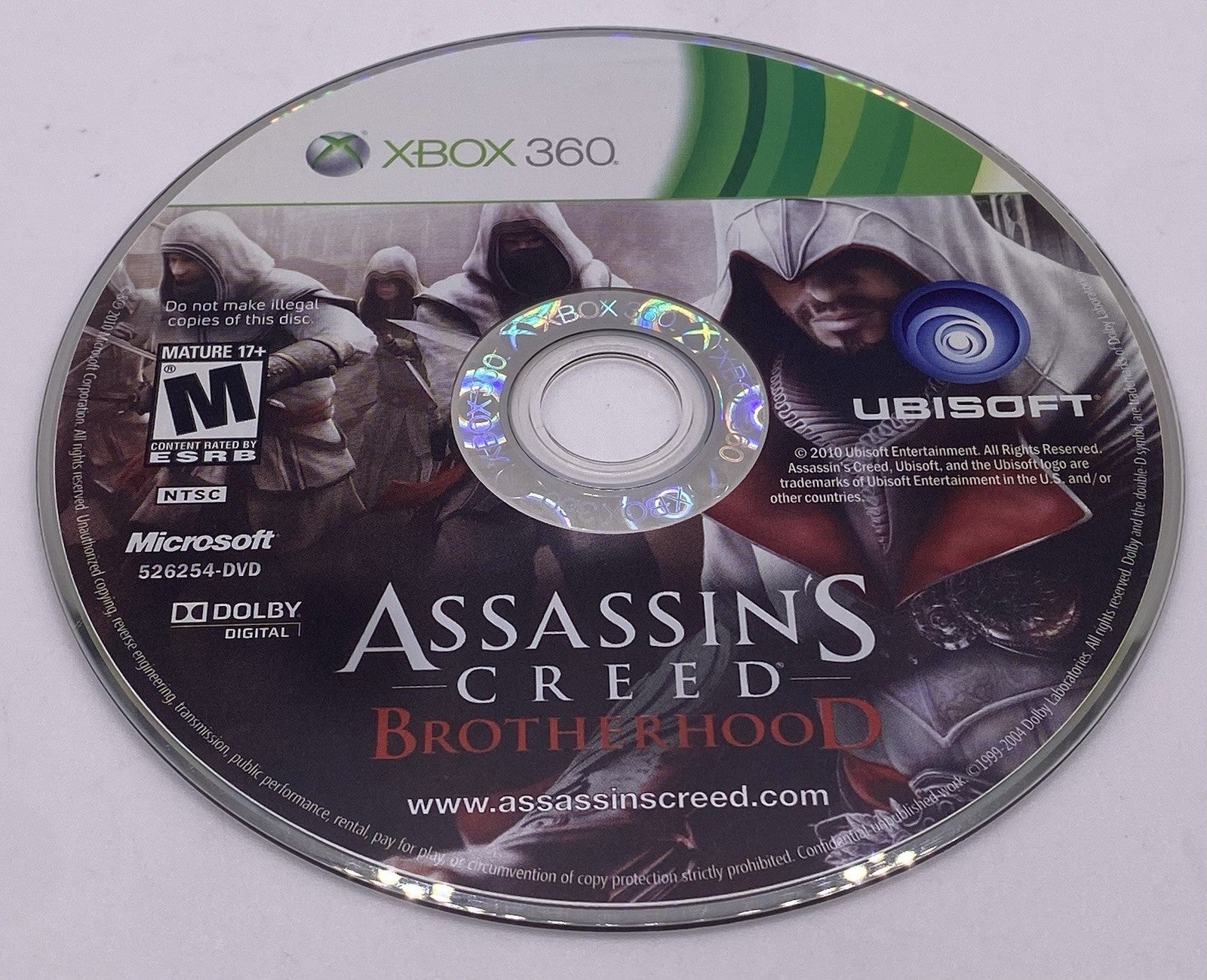 Bundle Of 2 Pack Xbox 360 Assassins Creed 3 & Brotherhood (tested)