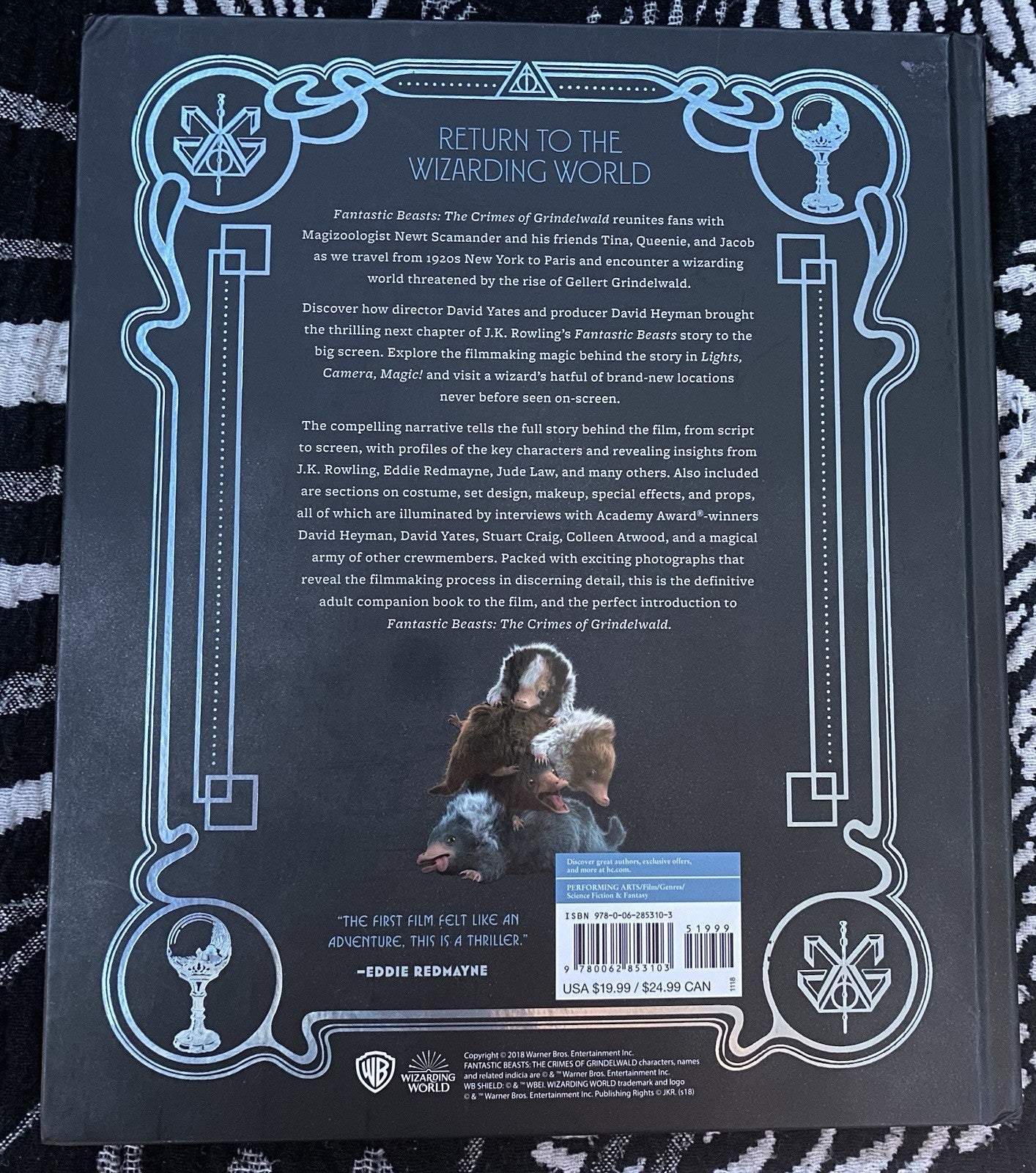 BUNDLE PACK Fantastic Beasts and Where to Find Them (DVD) & HARDCOVER BOOK!