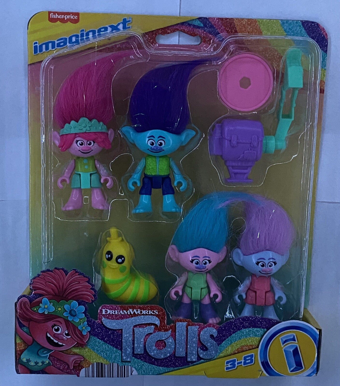 Imaginext DreamWorks Trolls Figure Multipack Playset - 7 Pieces NEW