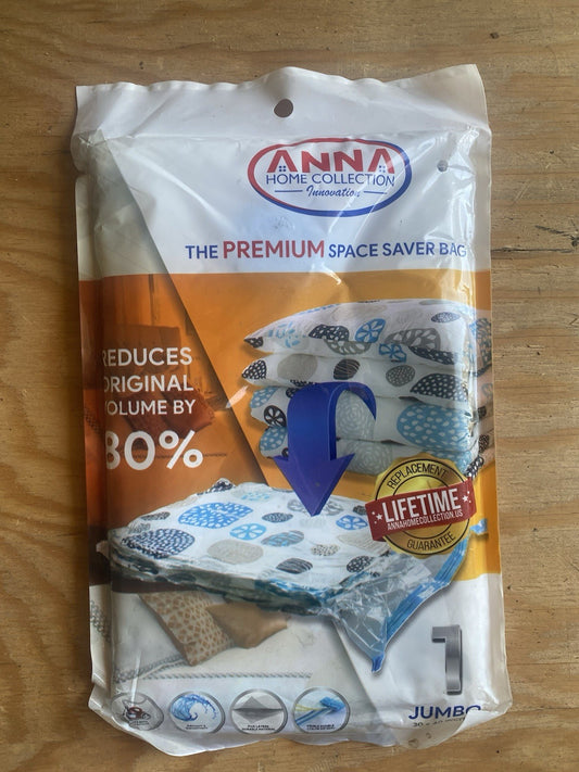 Anna Home Collection Premium Space Saver Bag 80% 1 JUMBO 30x40 Inch BRAND NEW!