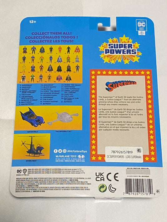 DC Super Powers Wave 6 Lord Superman 4 1/2-Inch Scale Action Figure
