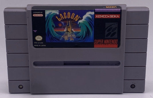 Lagoon (Super Nintendo Entertainment System, 1991)ONLY CARTRIDGE/ TESTED WORKS !