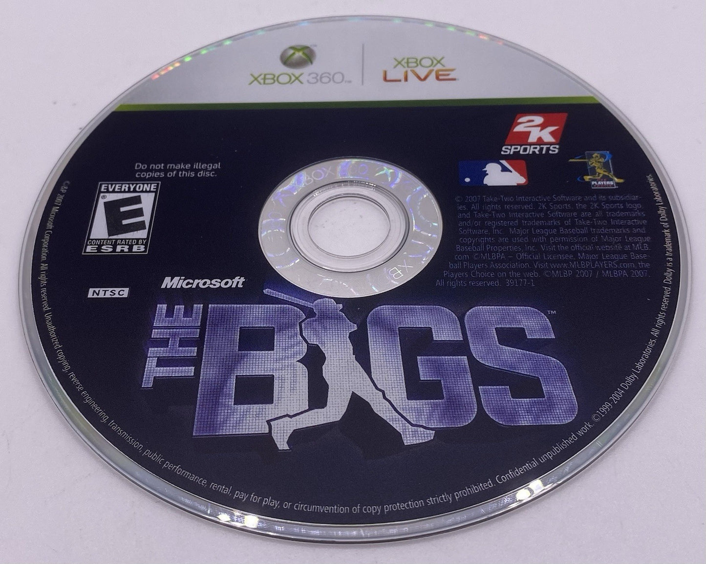 Bigs (Microsoft Xbox 360, 2007)(tested)