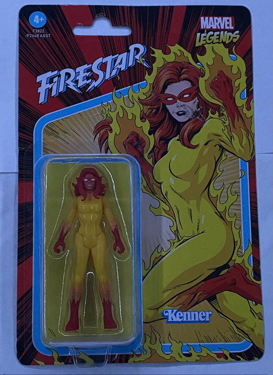 Kenner Marvel Legends Retro Collection Firestar 3.75" Action Figure Hasbro