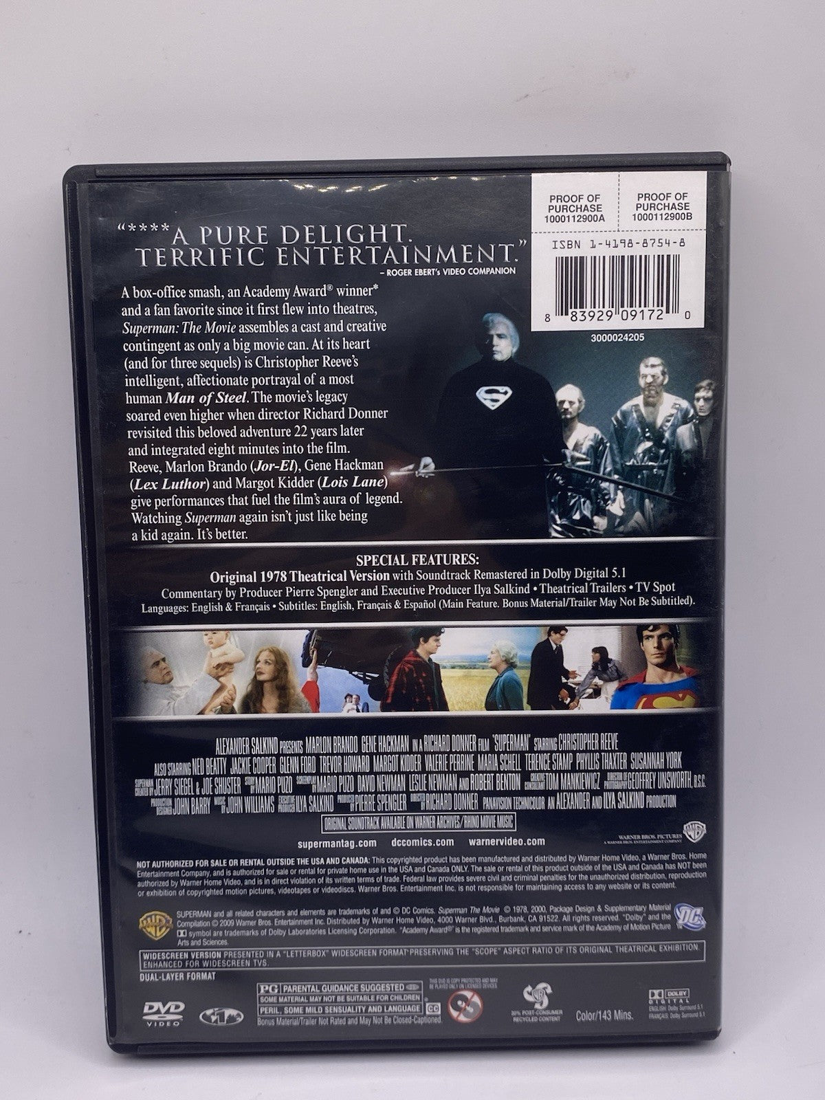 Superman The Movie & Superman Returns 2 Movie Bundle Pack DVD !!!
