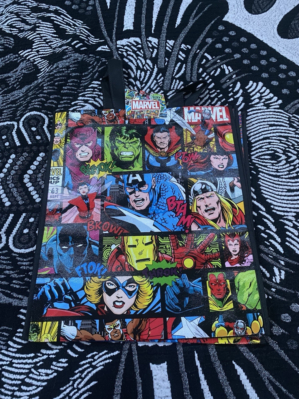 2 Marvel Comics Shopping Bag 