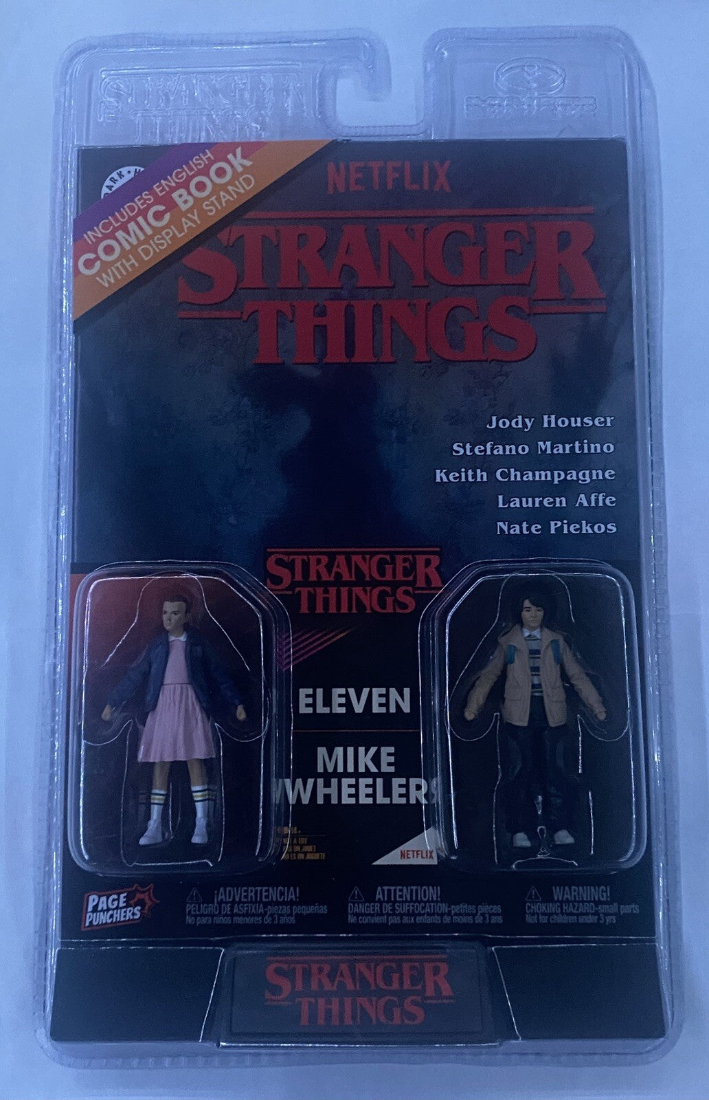 Stranger Things Comic with Eleven & Mike Wheeler Figure MOC 2023 McFarlane Toys