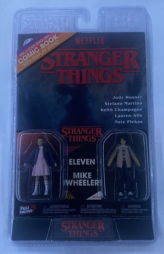 Stranger Things Comic with Eleven & Mike Wheeler Figure MOC 2023 McFarlane Toys