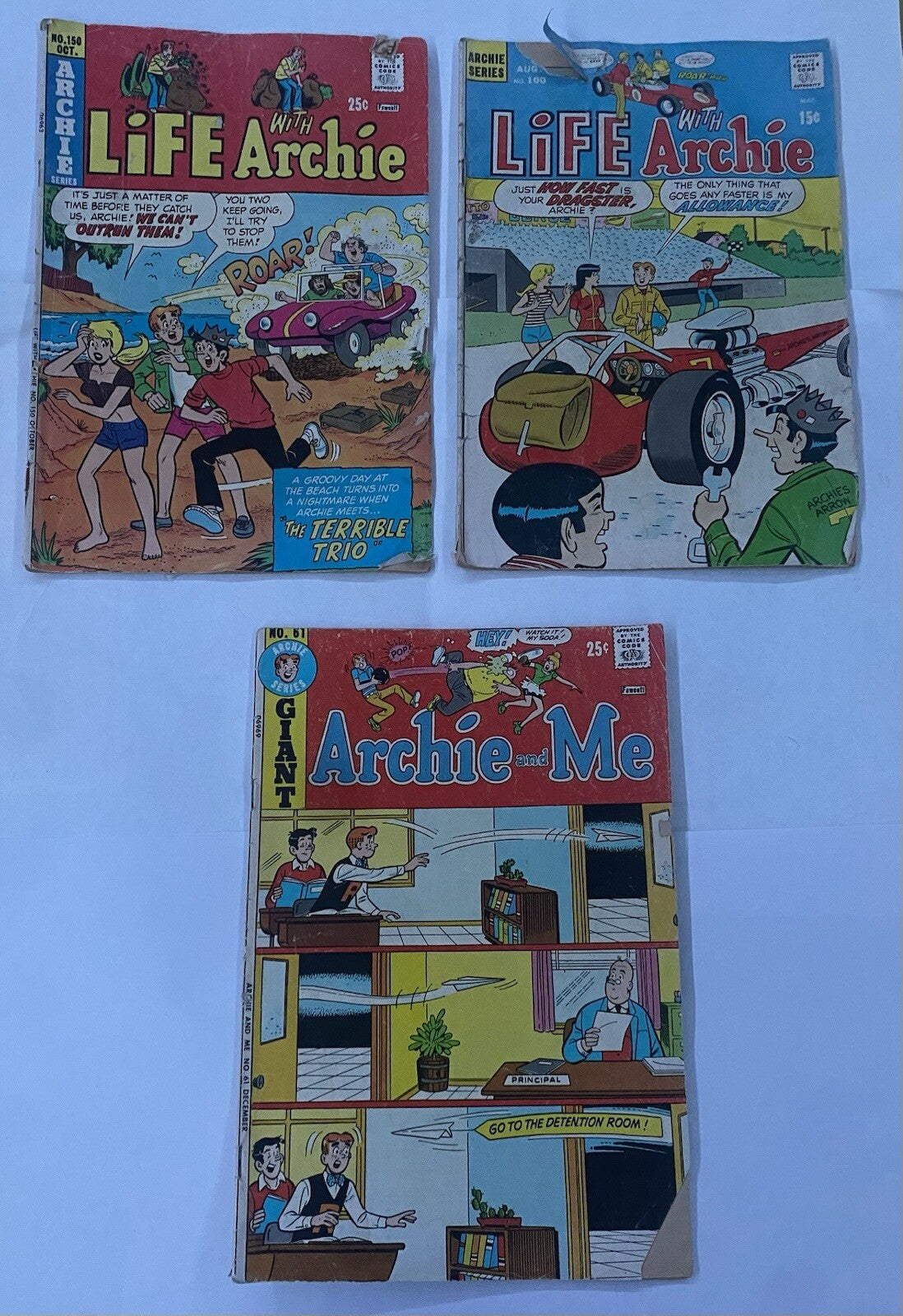 Pack of 3 Life With Archie And Me Comics