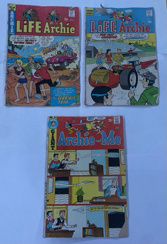 Pack of 3 Life With Archie And Me Comics
