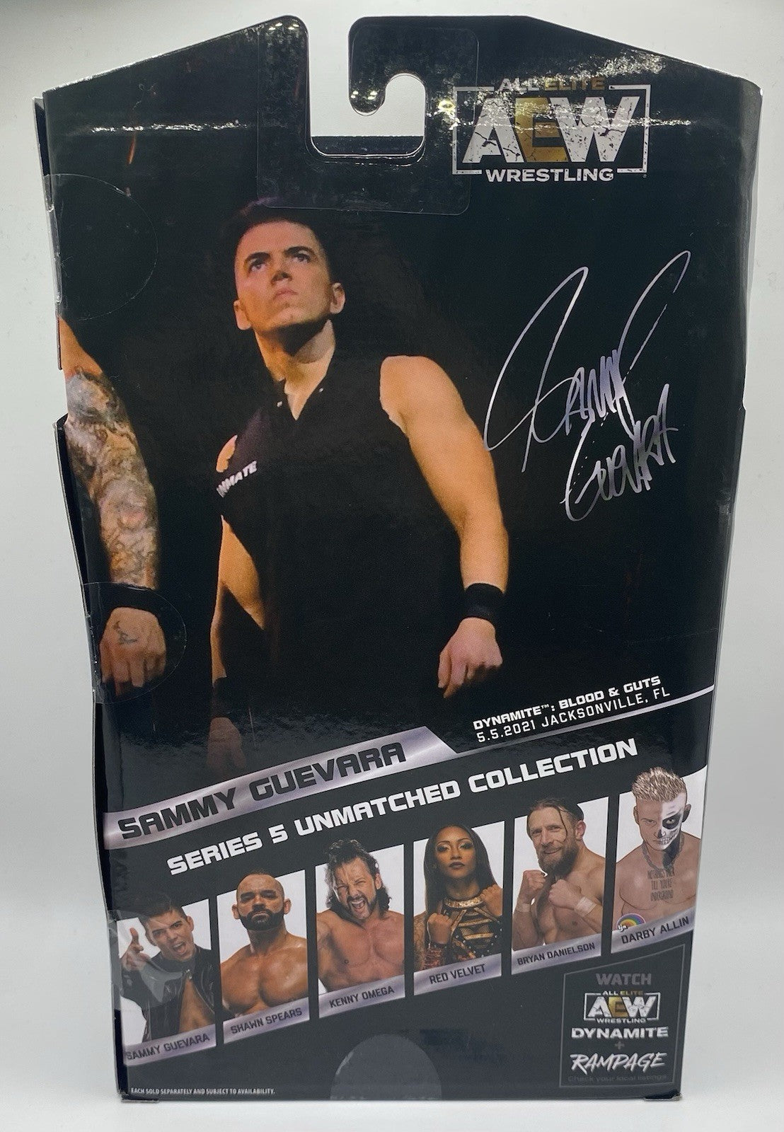 Lot of 6 AEW Wrestling Figures New!