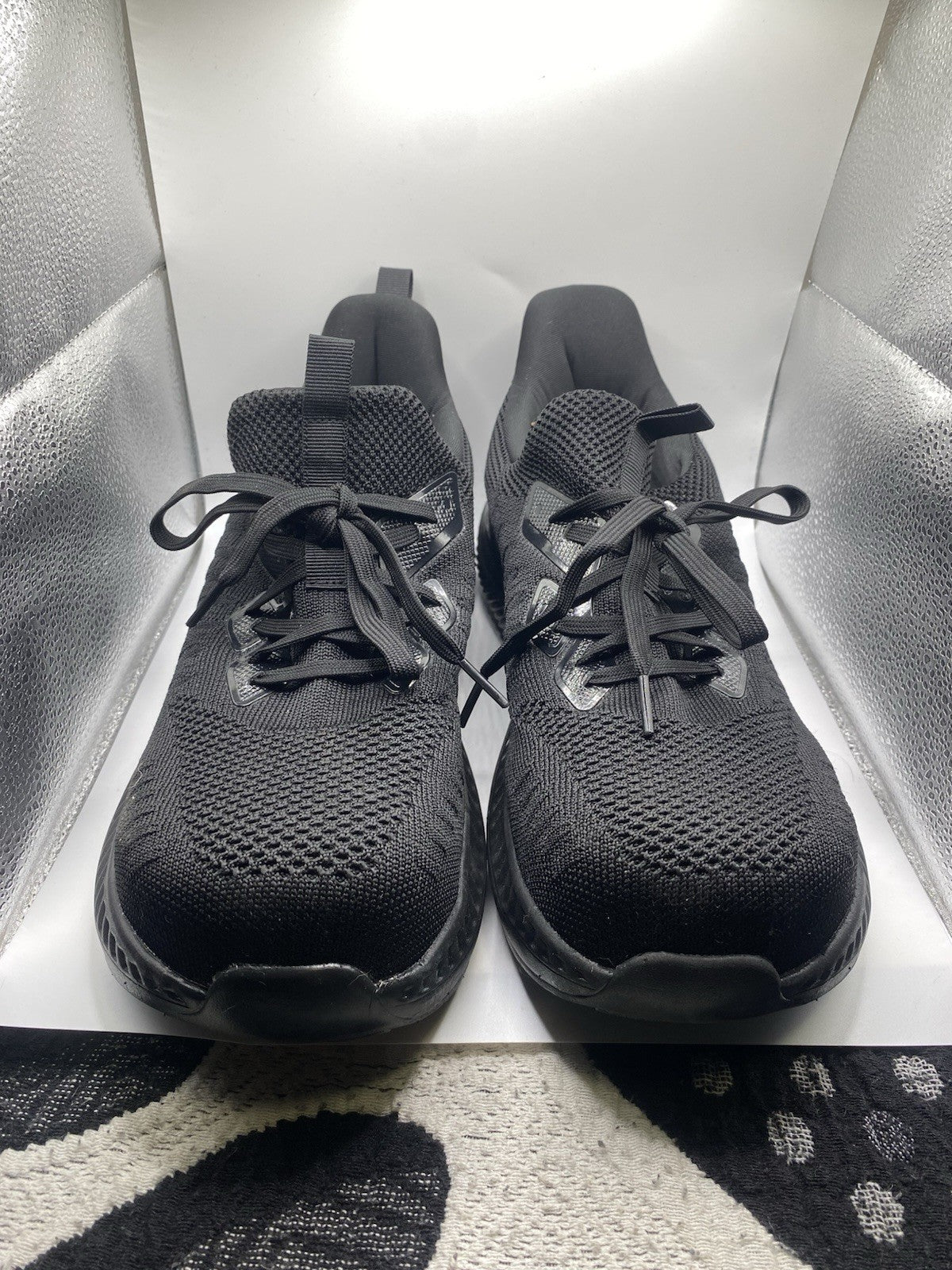 Work Safety Shoes With Steel Stow Size: US 12 / EUR 46 BLACK