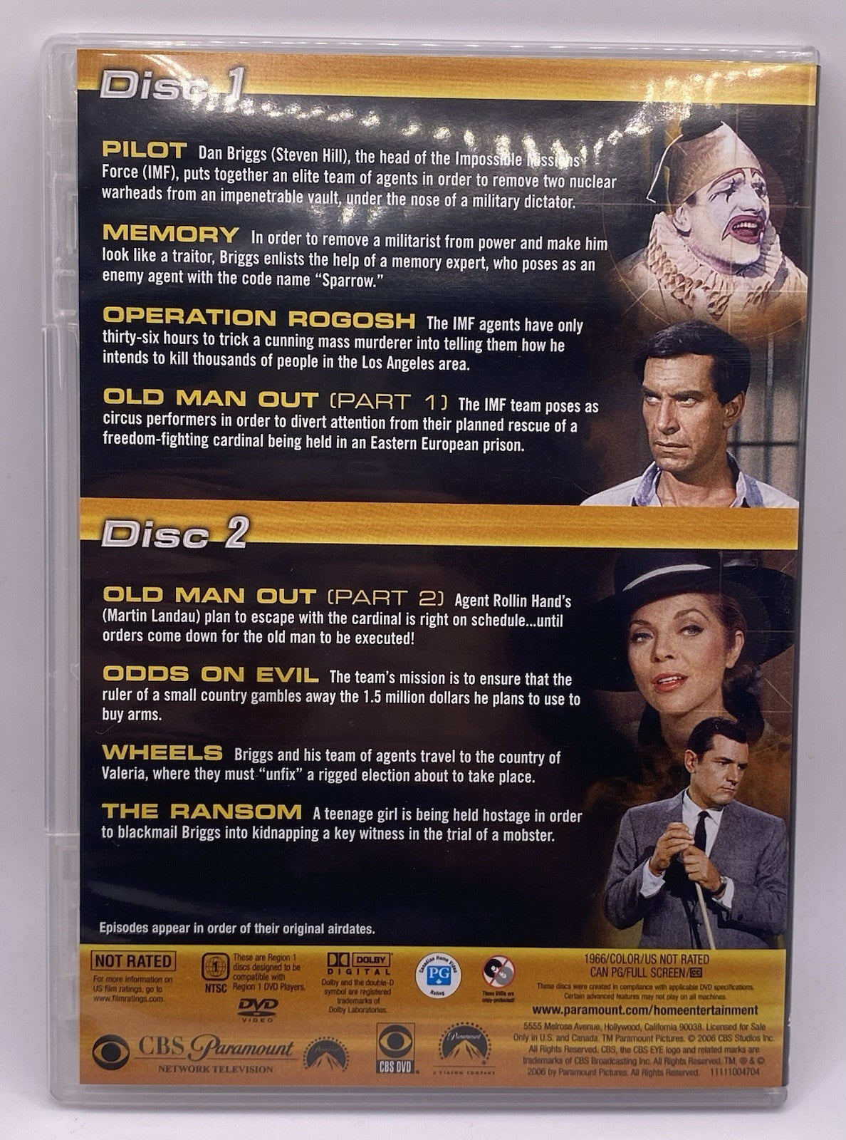Mission: Impossible: the Complete First TV Season (DVD, 1966)