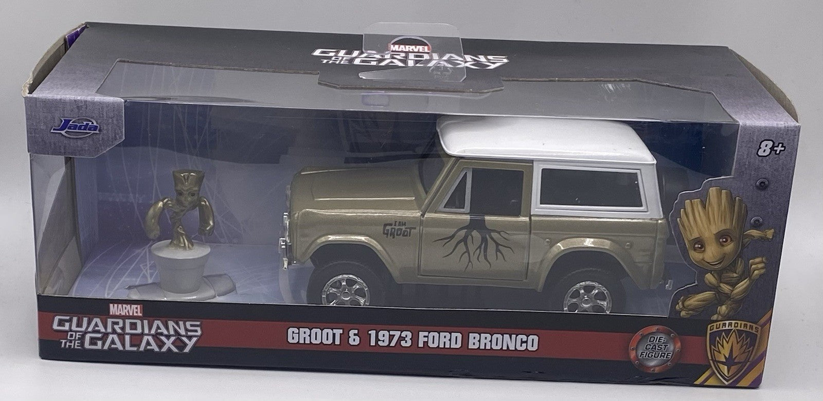 *SEALED IN BOX* Marvel Guardians of the Galaxy Groot 1973 Ford Bronco Figure