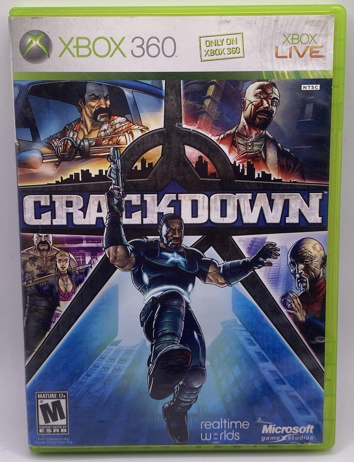 Crackdown (Microsoft Xbox 360, 2007)(tested)
