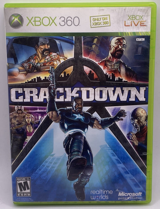 Crackdown (Microsoft Xbox 360, 2007)(tested)