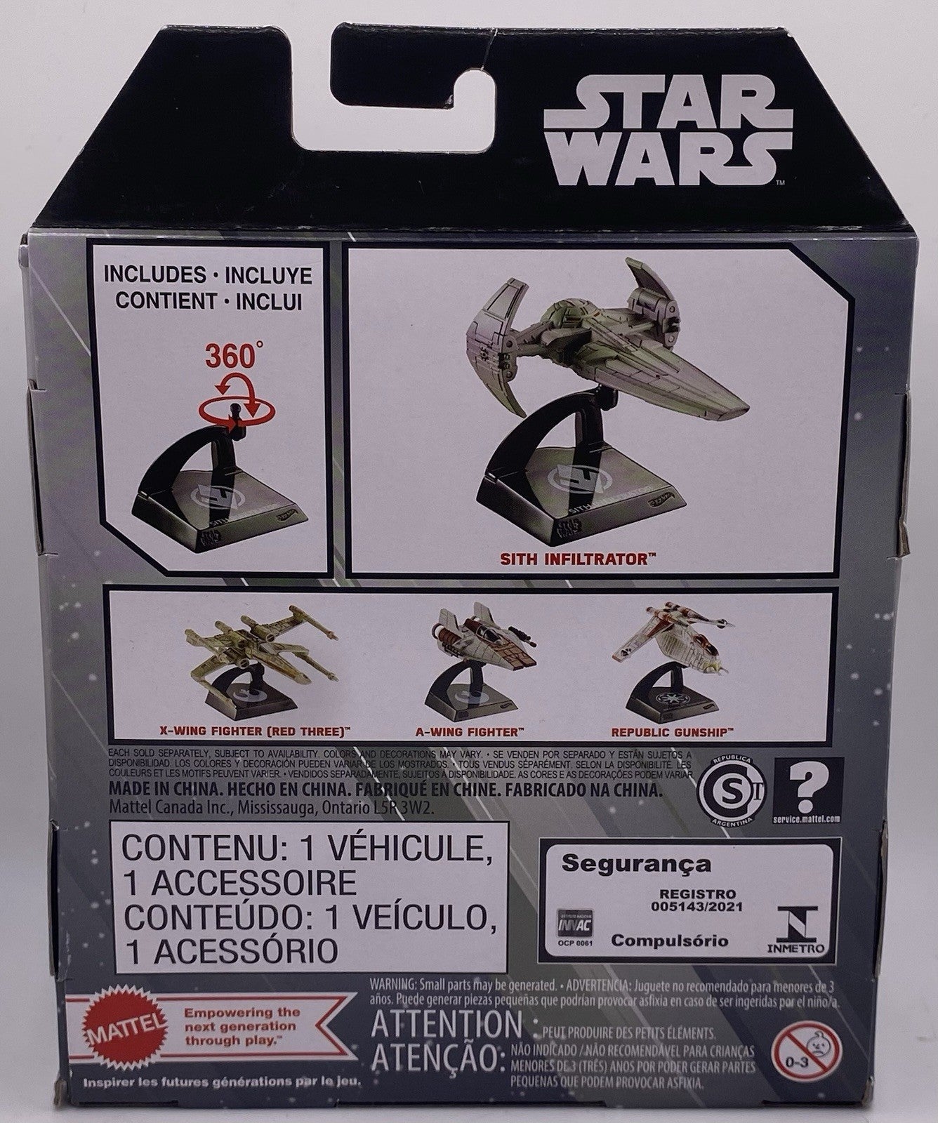 star wars sith infiltrator Hot Wheels Starship Select #20