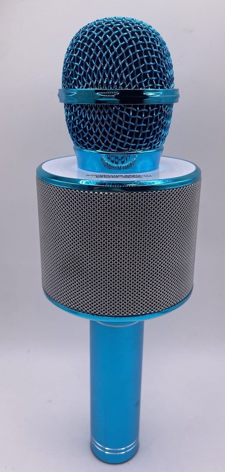 Handheld KTV WS-858 Wireless Microphone and HiFi Speaker Set Blue (TESTED WORKS)