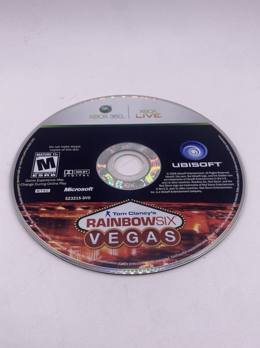 BUNDLE PACK Tom Clancy's Rainbow Six: Vegas 1 & 2  Xbox 360 Disc Only (tested)