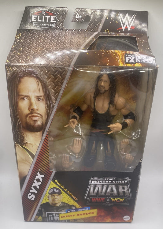 WWE Elite WCW/WWF Monday Night War Series 5 SYXX Figure New w/ BAF Piece NWO