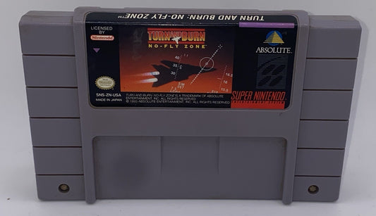 Turn and Burn: No-Fly Zone (SNES, 1994) ONLY CART/TESTED WORKS!