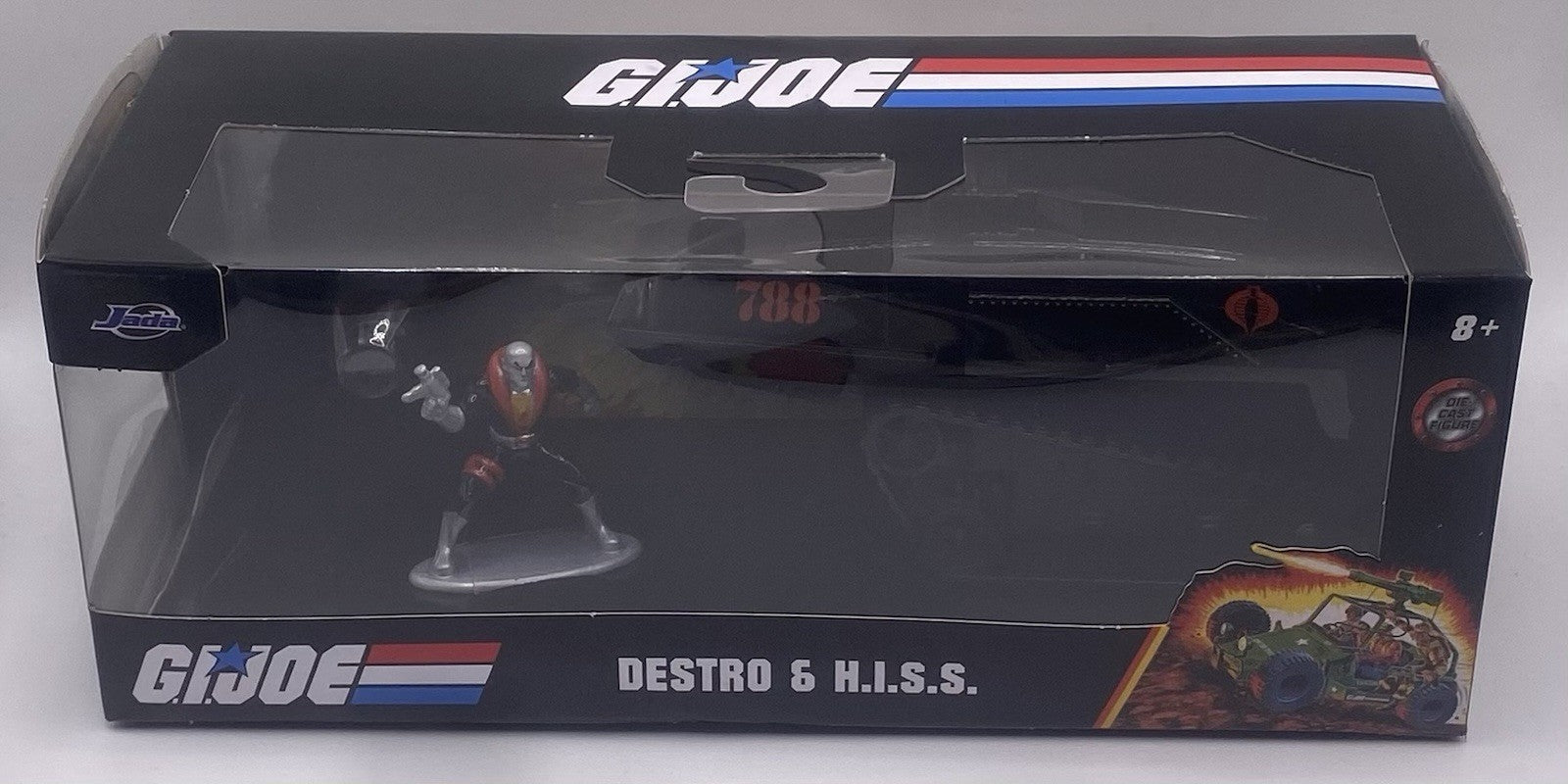 Jada Toys - 1:48 Hollywood Rides Diecast with Figure - G.I. Joe Destro Hiss New