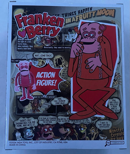 Jada Toys 6 Inch General Mills Franken Berry Action Figure - Pink