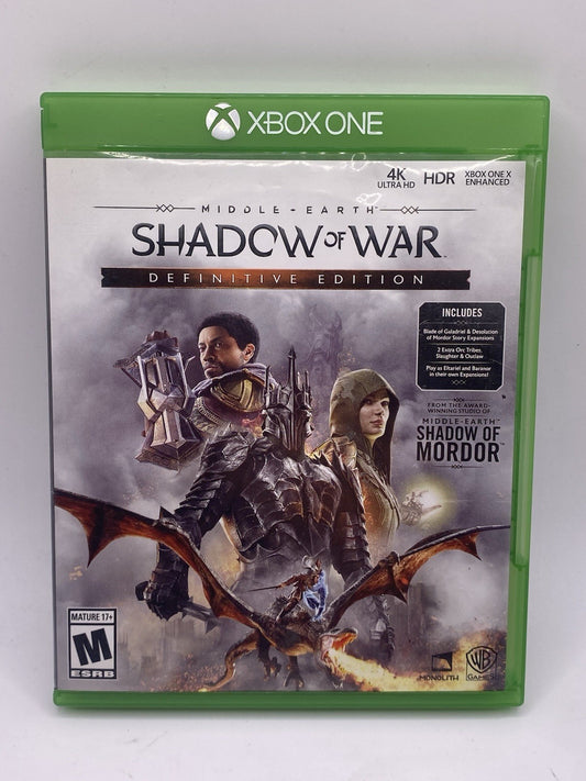 Middle Earth: Shadow of War - Definitive Edition fro Xbox One - Microsoft...