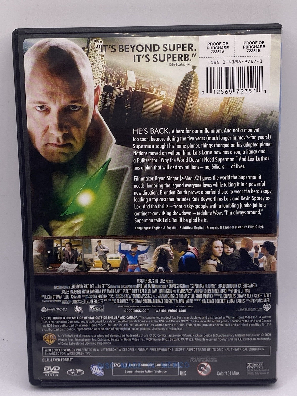 Superman The Movie & Superman Returns 2 Movie Bundle Pack DVD !!!