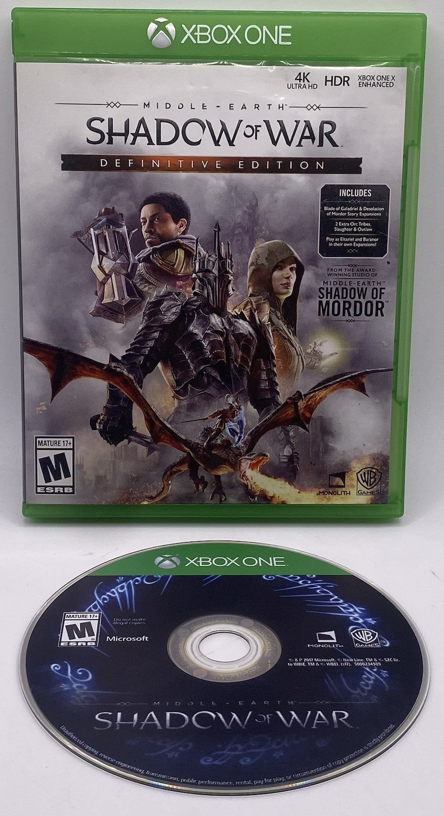 Middle Earth: Shadow of War - Definitive Edition fro Xbox One - Microsoft...