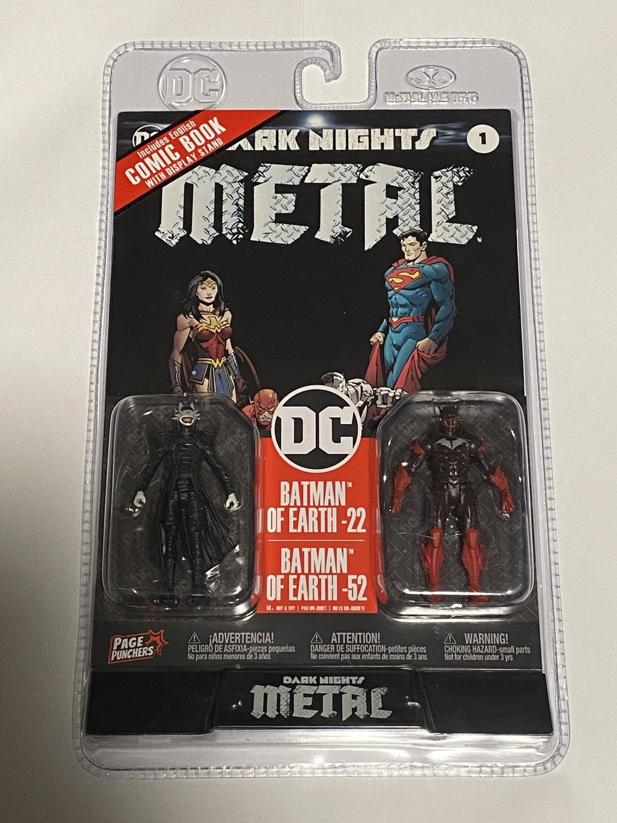 DC Direct - Dark Knights Metal #1 - Page Punchers - Batman Earth-22 & 52
