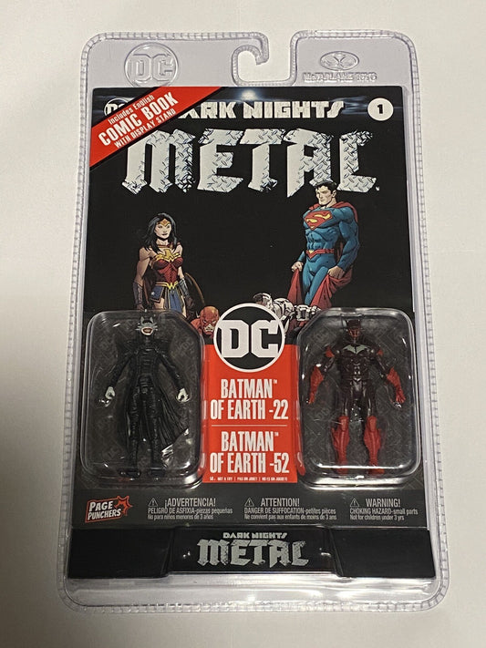 DC Direct - Dark Knights Metal #1 - Page Punchers - Batman Earth-22 & 52