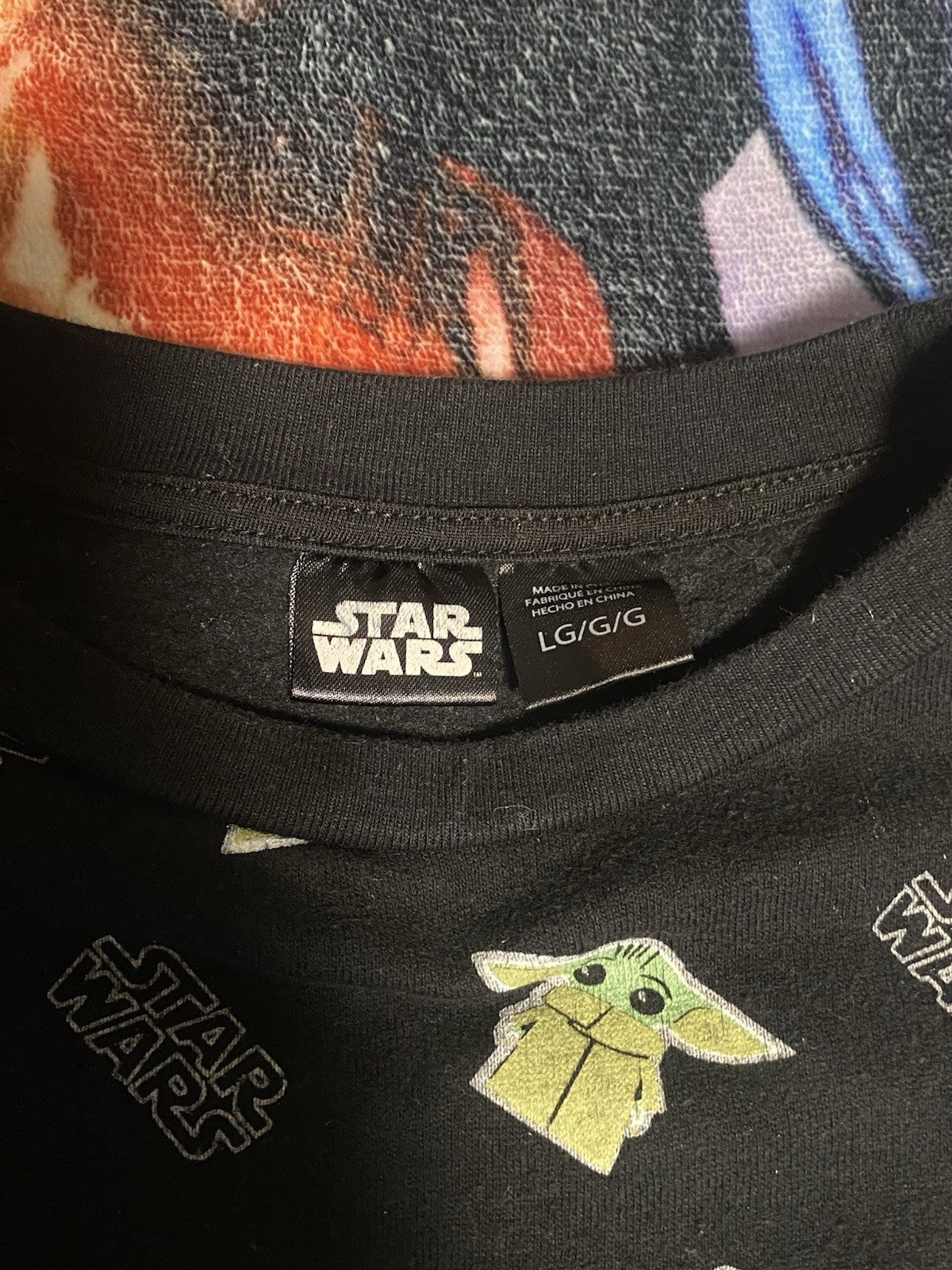Black & green Baby Yoda Star Wars sweater kids size: Large #StarWars #BabyYoda