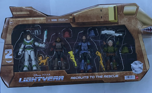 Disney Pixar Lightyear Recruits to the Rescue 5 Figure Multi-Pack Brand New