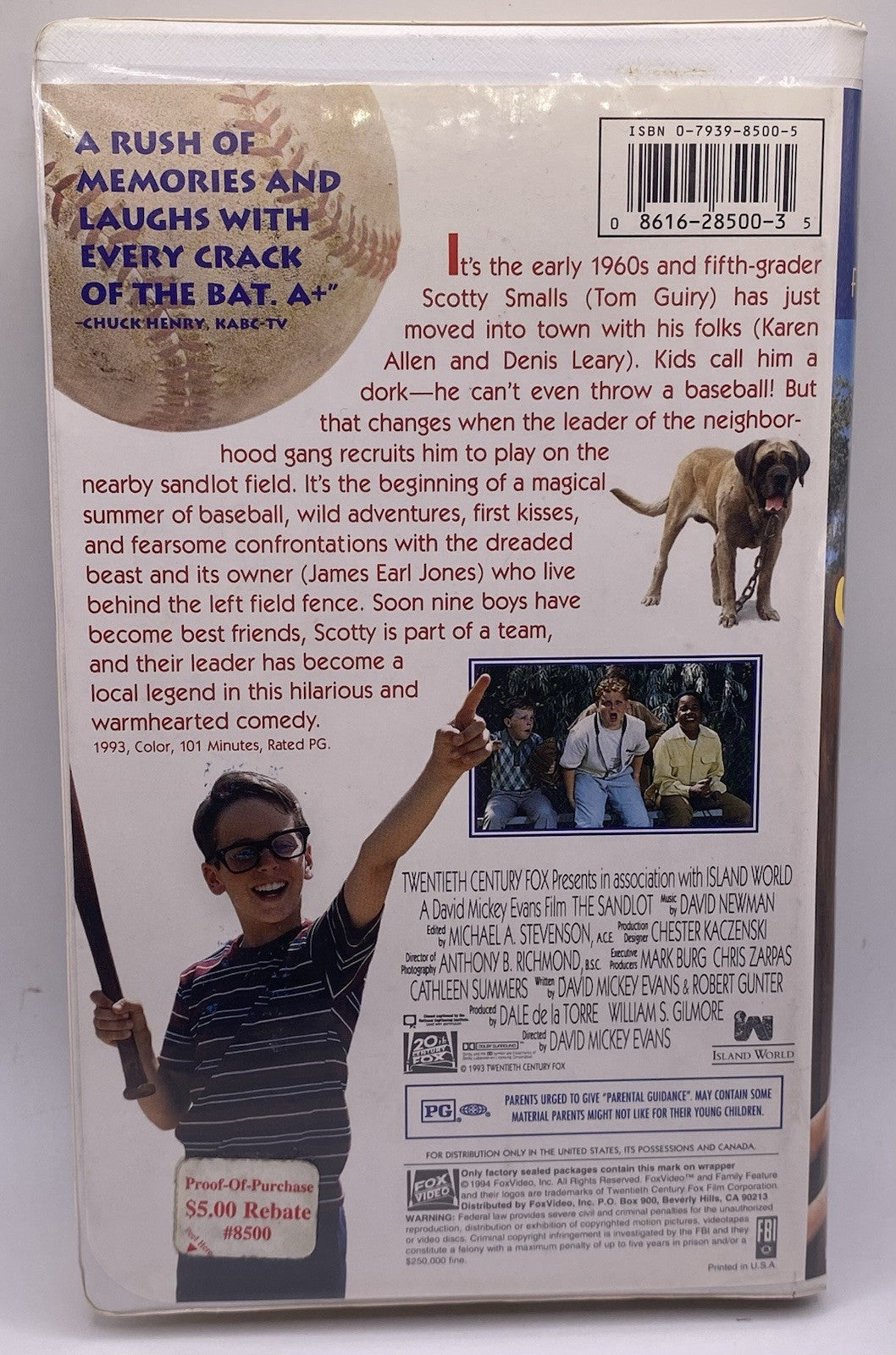 The Sandlot (VHS, 1993)