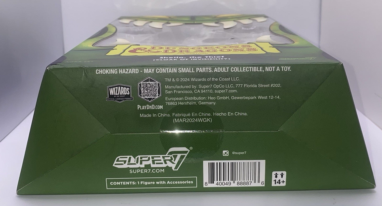 Super 7 Dungeons and Dragons D&D SDCC Ultimates Sheila, the Thief Invisibility