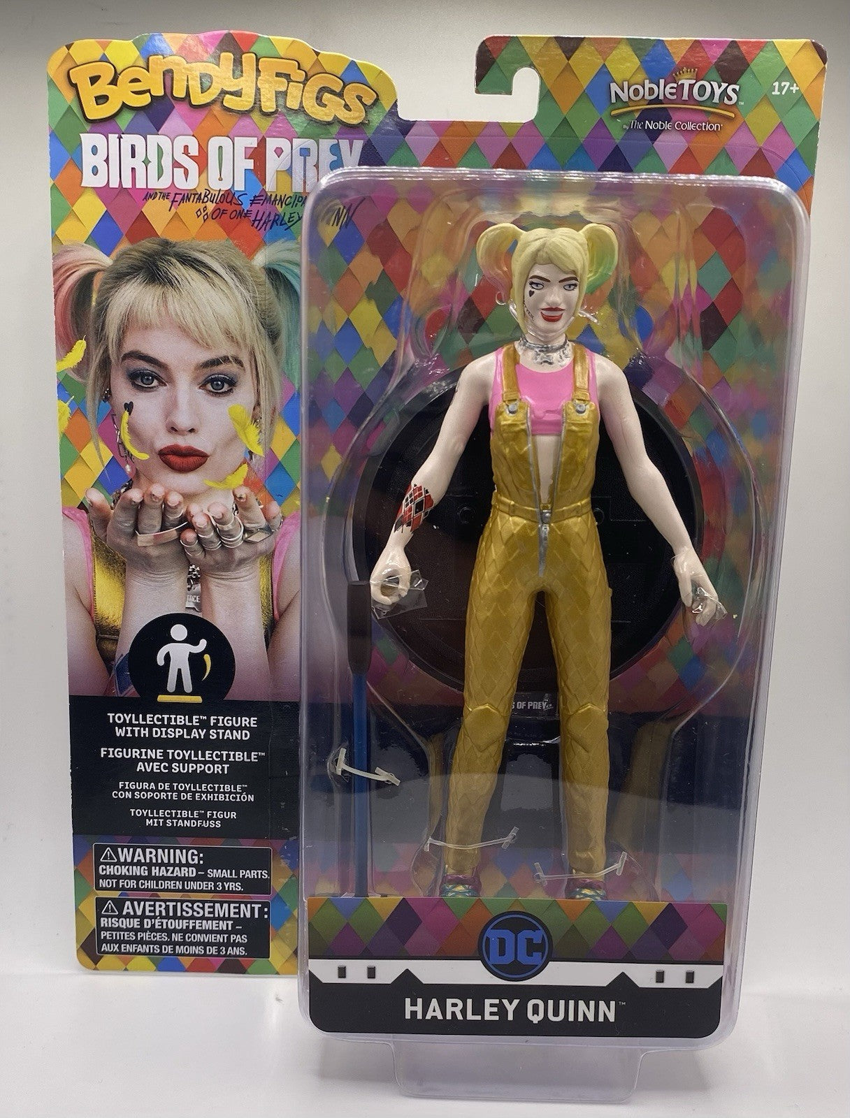 Harley Quinn DC Comics Figure Bendyfigs Birds Of Prey Noble Toys New Sealed Rare