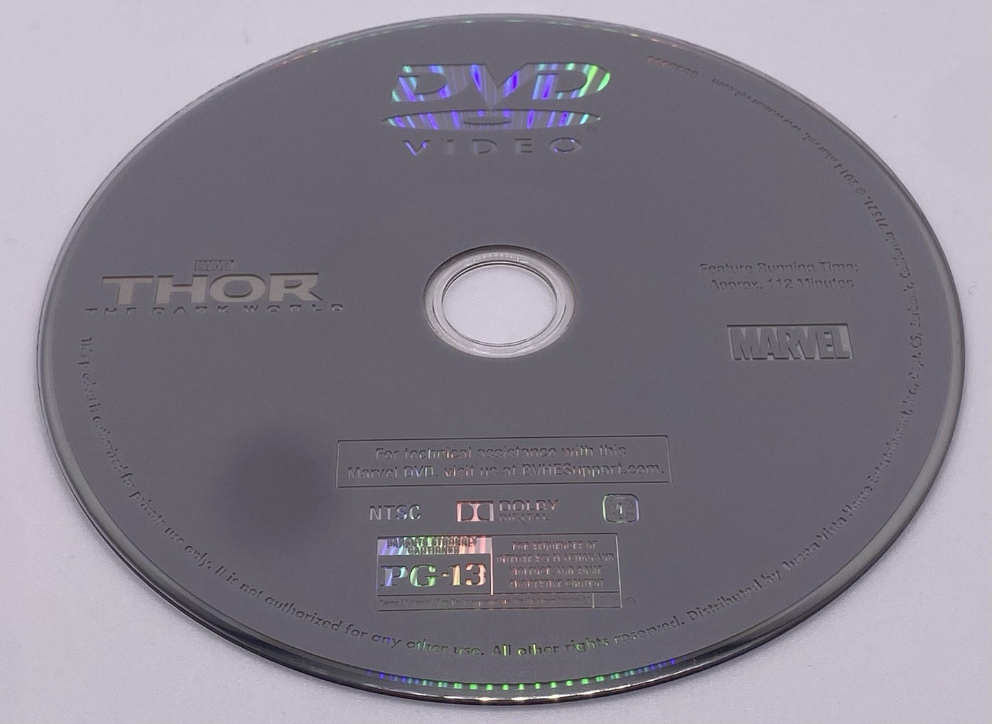 BUNDLE OF PACK 2 MARVEL THOR DVD: (THOR & THOR THE DARK WORLD) !