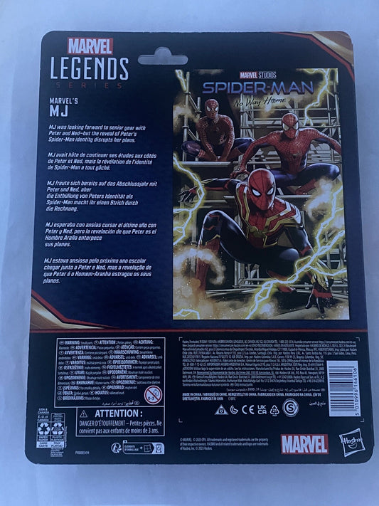 Hasbro Spider-Man No Way Home: MJ Marvel Legends Action Figure