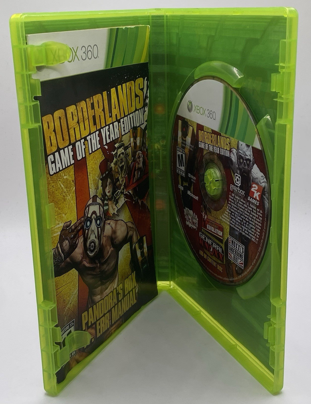 Borderlands -- Game of the Year Edition (Microsoft Xbox 360, 2010)