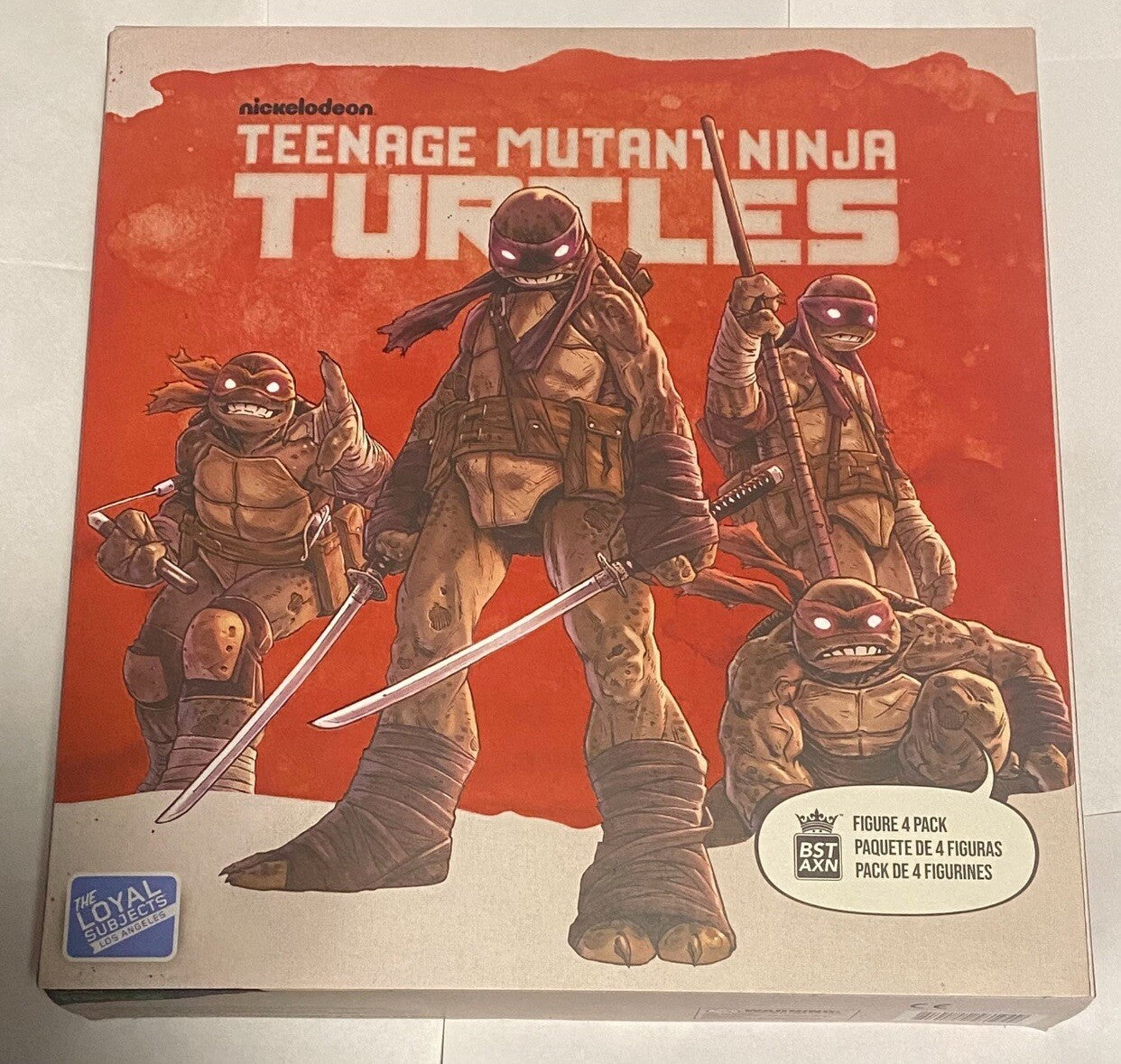 Teenage Mutant Ninja Turtles BST AXN IDW Undead Turtle 5-Inch 4-Pack 