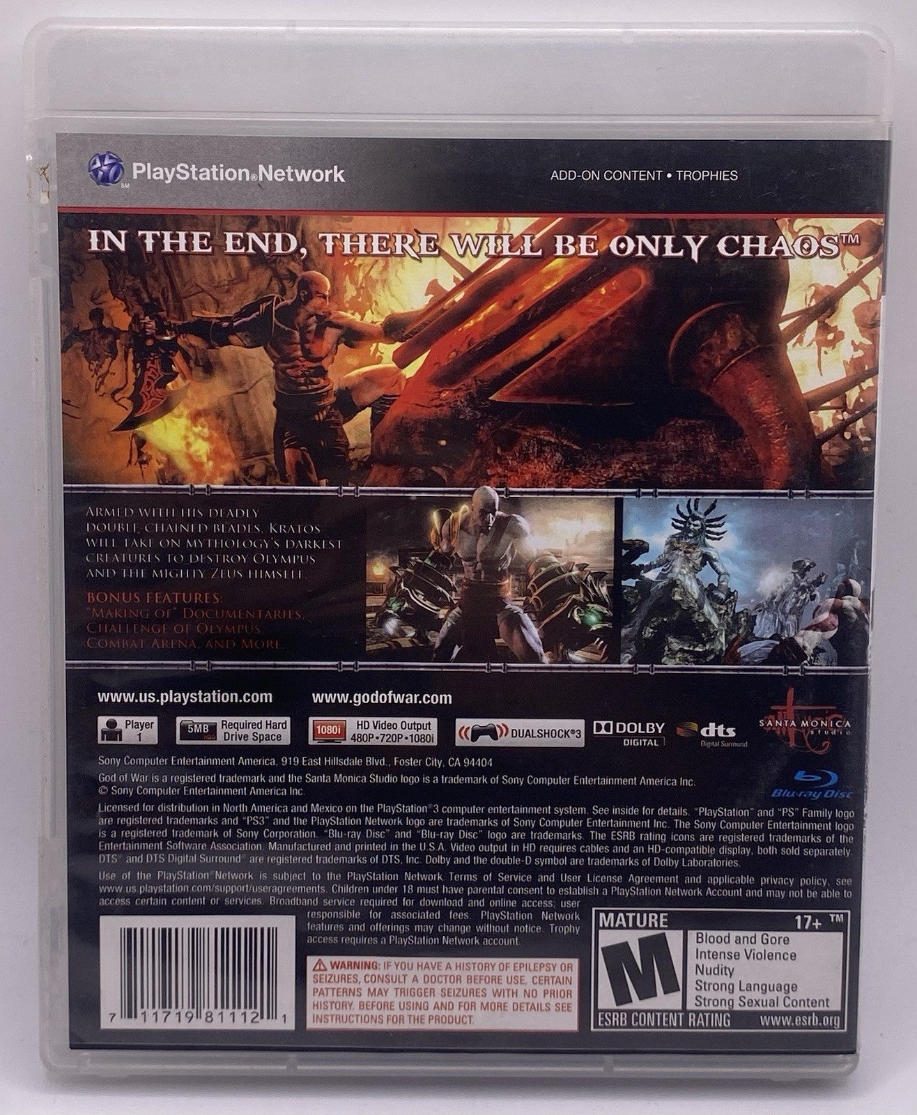 God of War III (Sony PlayStation 3, 2010)
