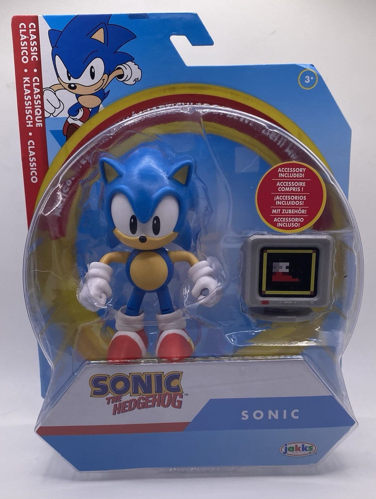 Sonic The Hedgehog Sonic Action Figure [Classic, with Monitor]